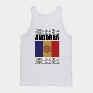 Flag of Andorra Tank Top